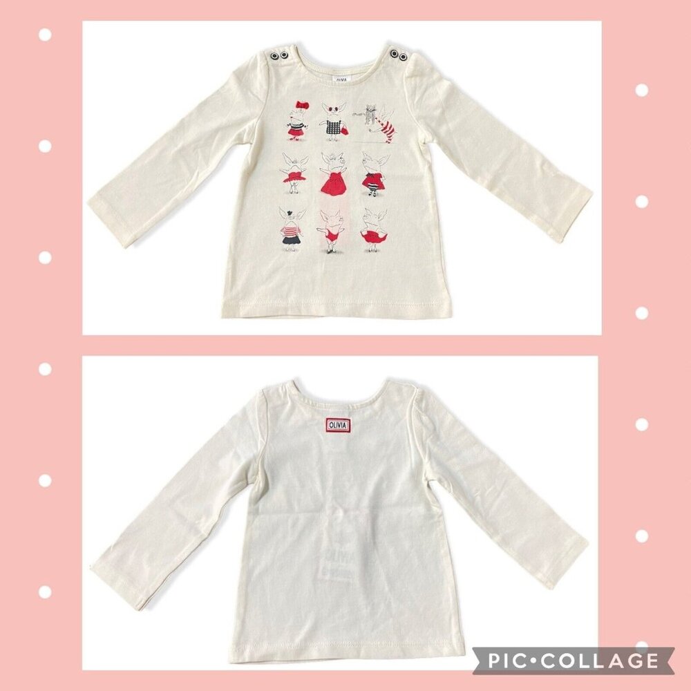 So Cute Gymboree OLIVIA Baby Girl Tee 12-18 M